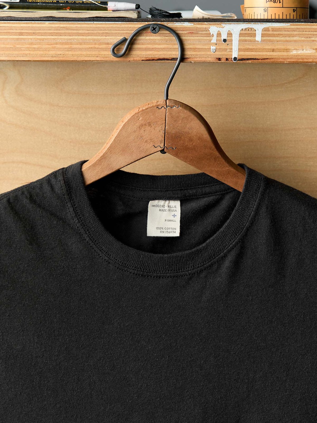 the cotton project tee in faded black