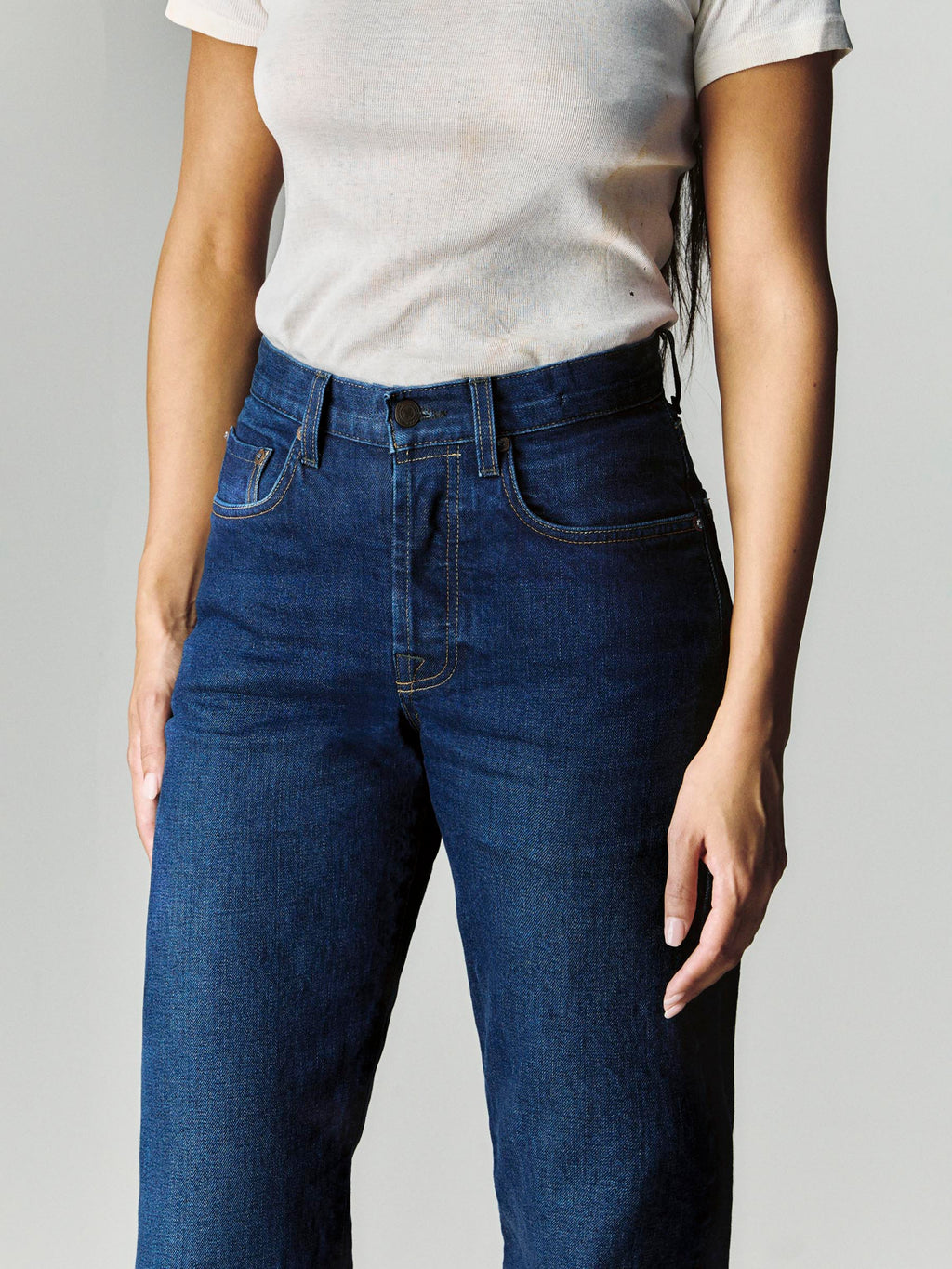 ada indigo selvage rinse