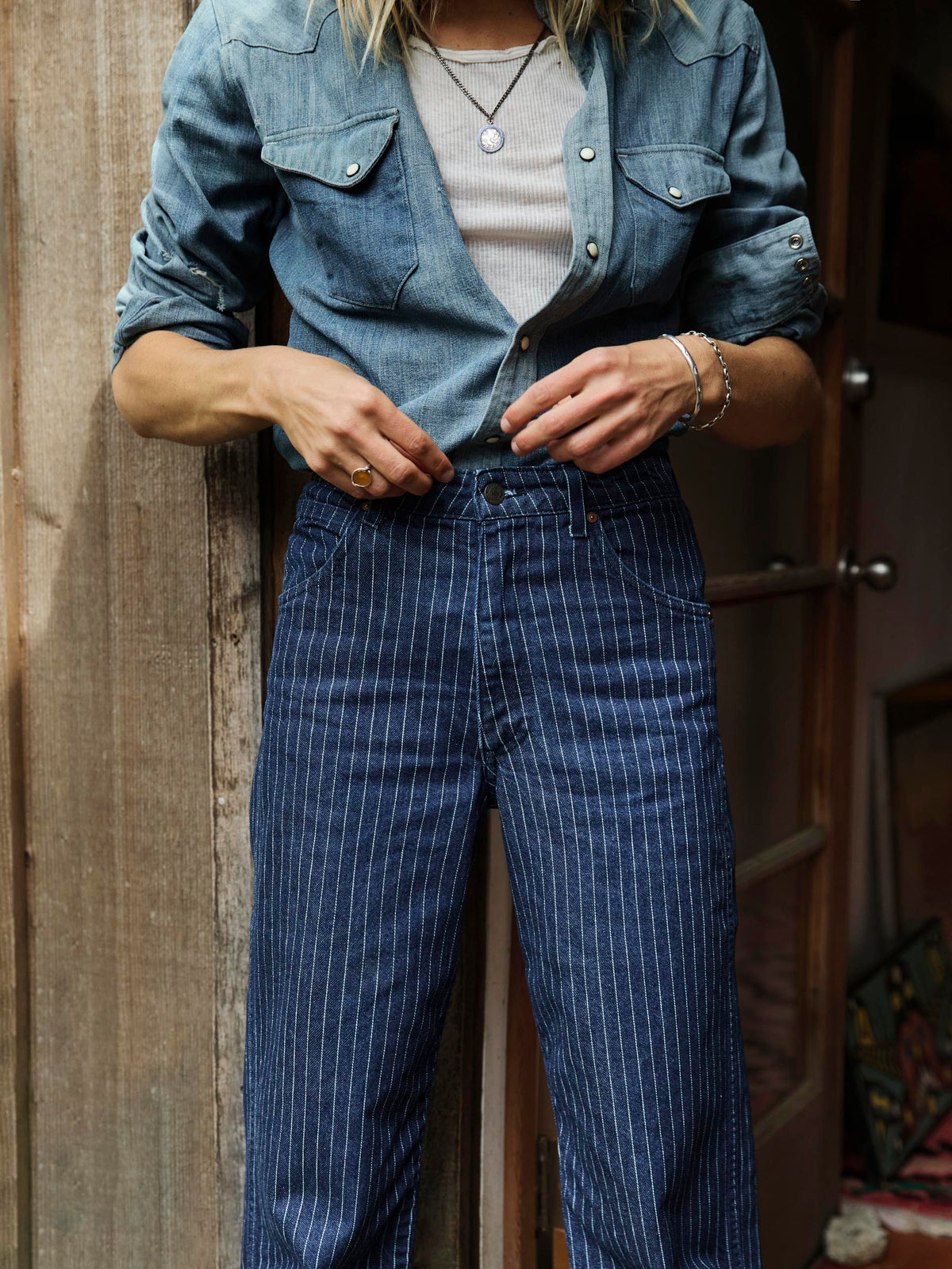 cassidy striped indigo