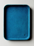 emil erwin blue leather tray