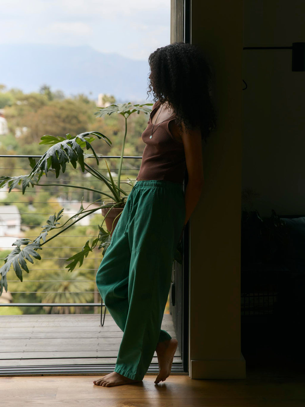 ventura chore pant in jade