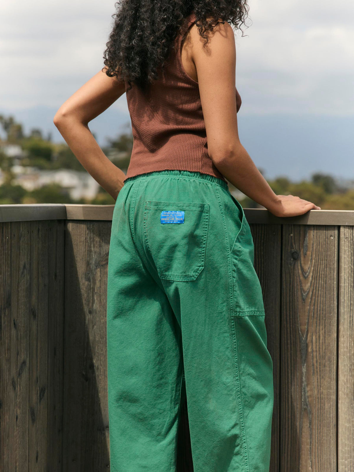 ventura chore pant in jade