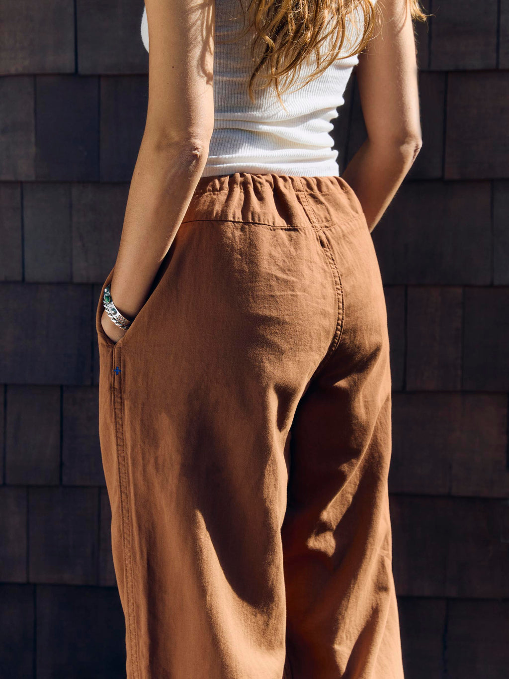 lounge pant in field brown