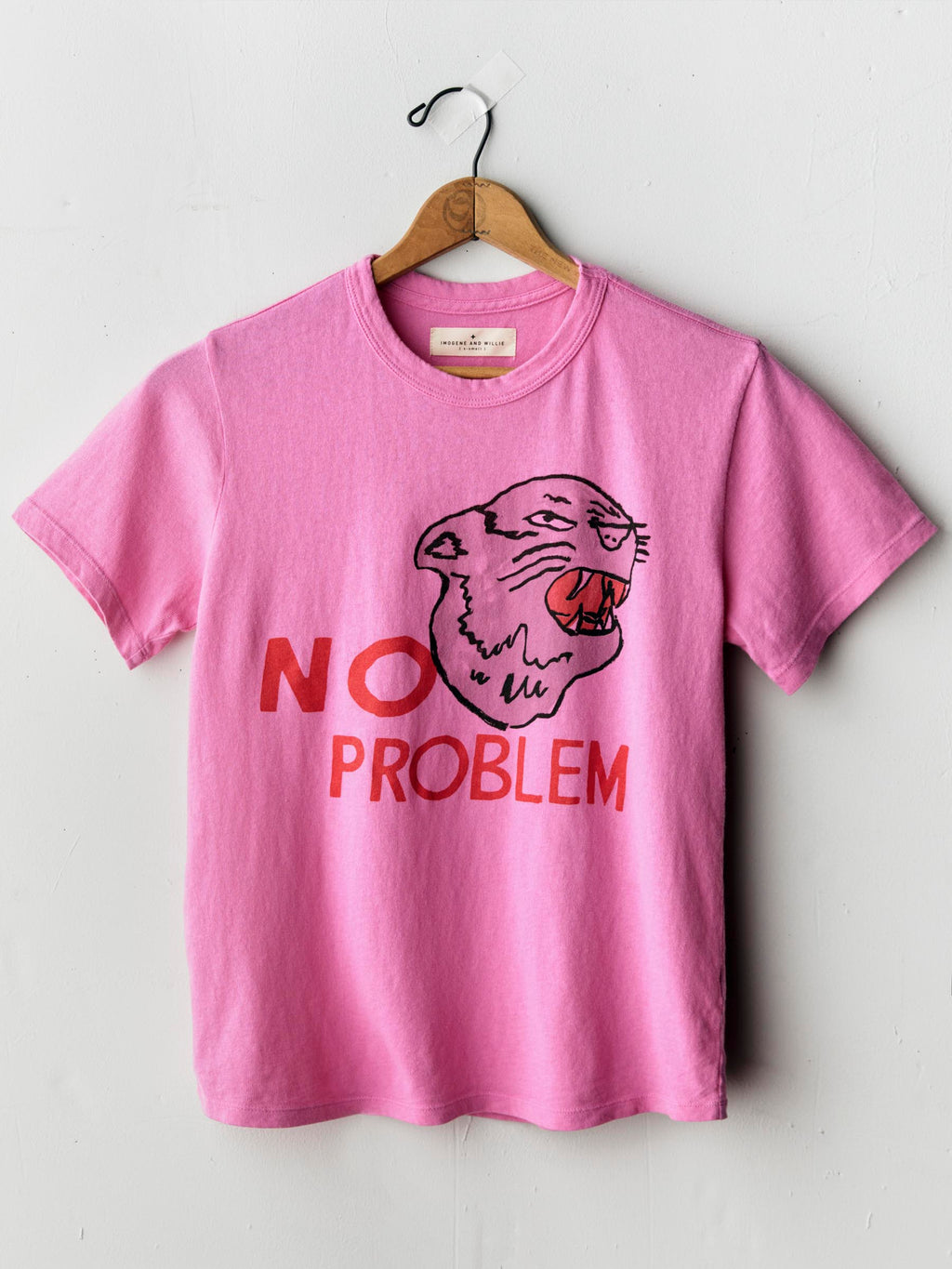 the "no problem" tee