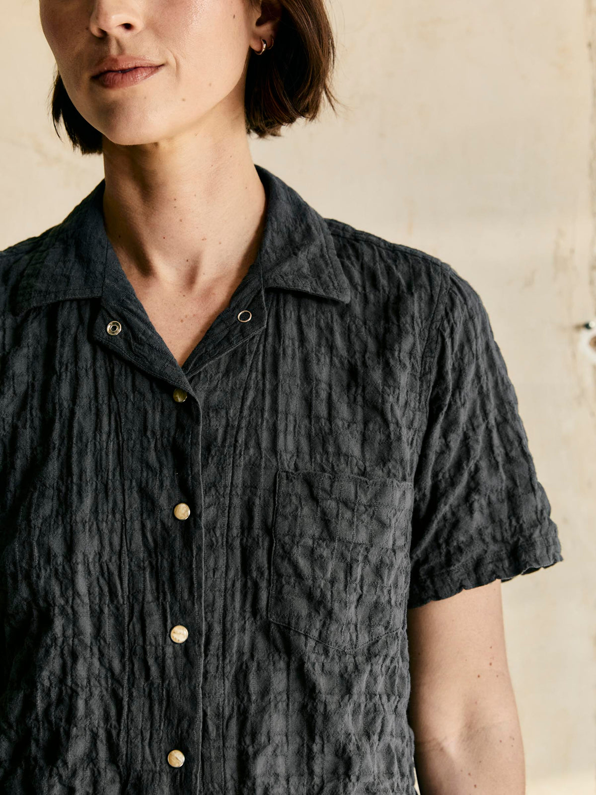 i+w x richter goods dobby woven pearl snap