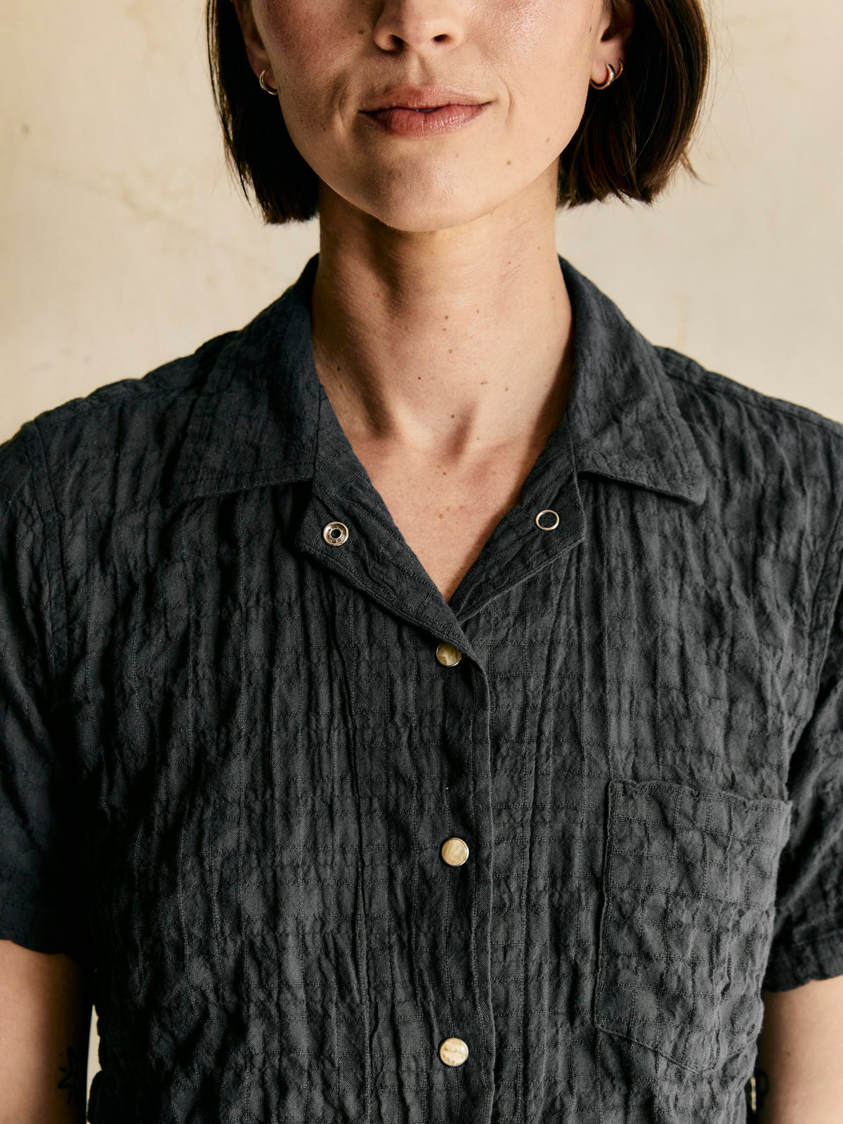 i+w x richter goods dobby woven pearl snap