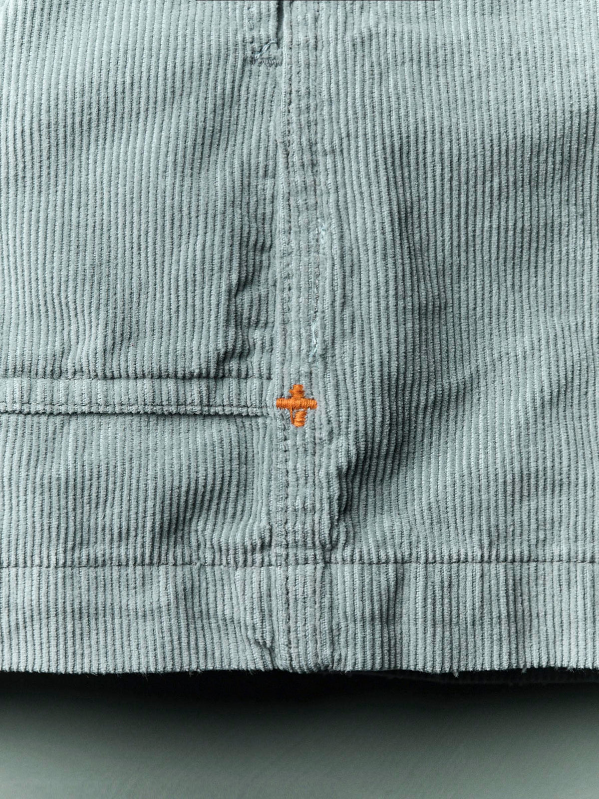 the lounge short in sunfaded blue cord