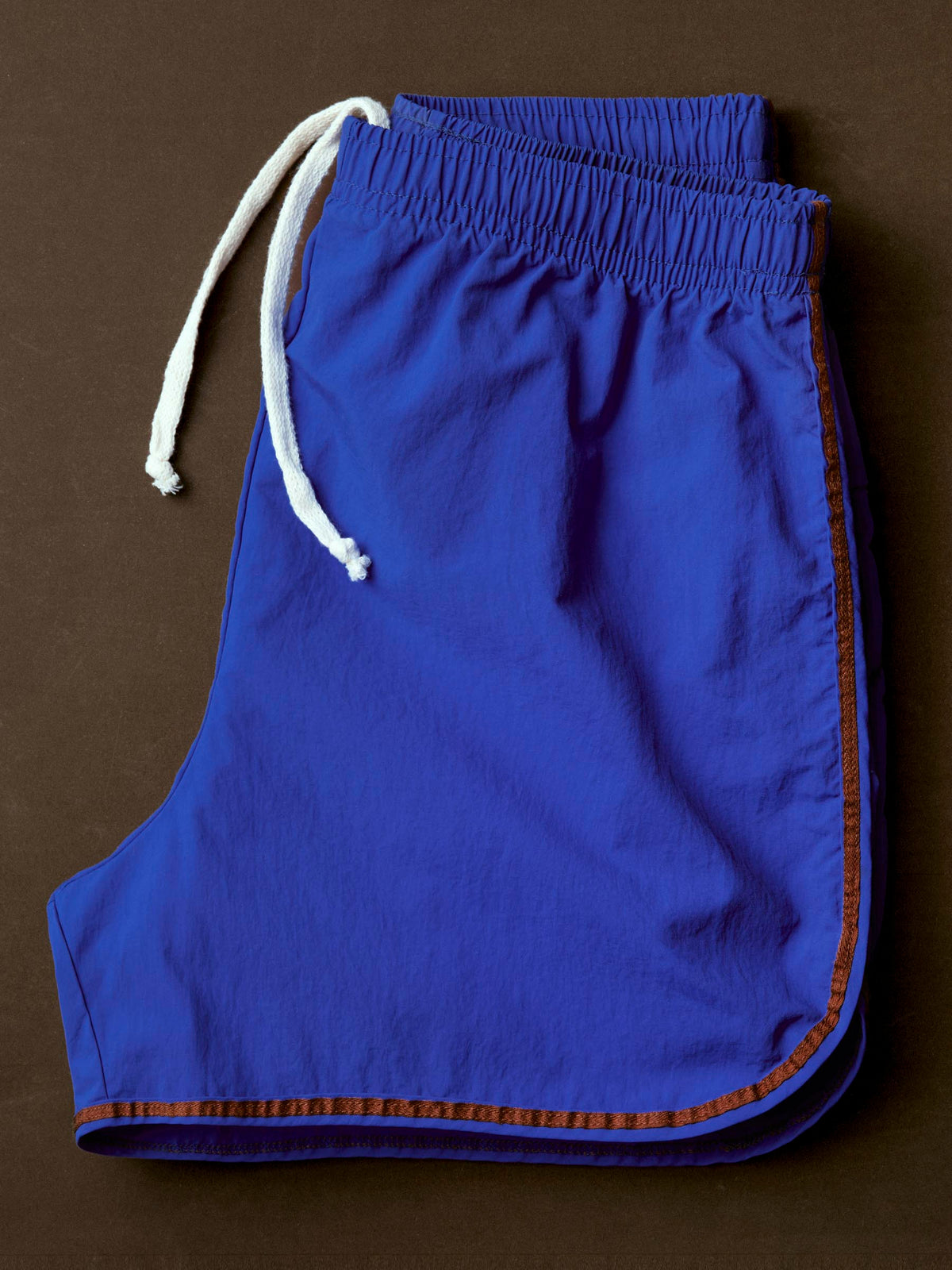 track short in blue