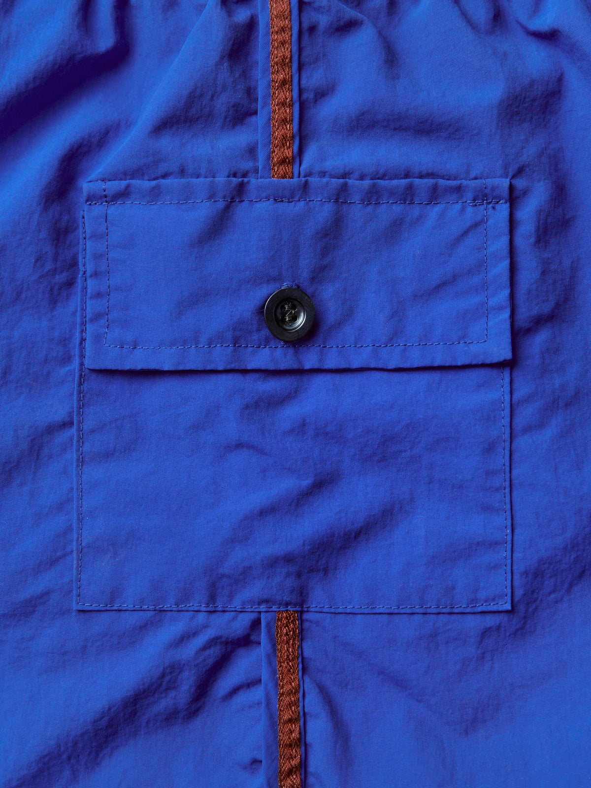 track short in blue